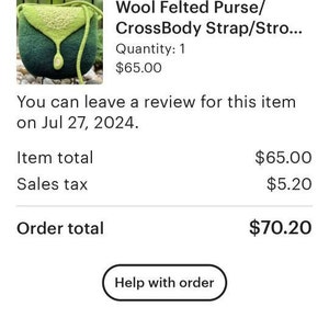 Etsy buyer added a photo of their purchase