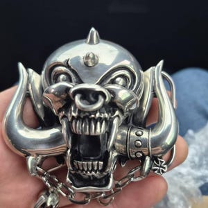 Vintage MOTORHEAD Warpig Buckle, 1991 Dead Stock, Made in England