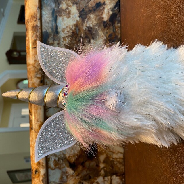 DEARMAMY Bandeau Maquillage Licorne Fleece Accessoire Doux Et Léger Pour Nettoyage Du Visage Soins Peau Et Maquillage Pour Femmes