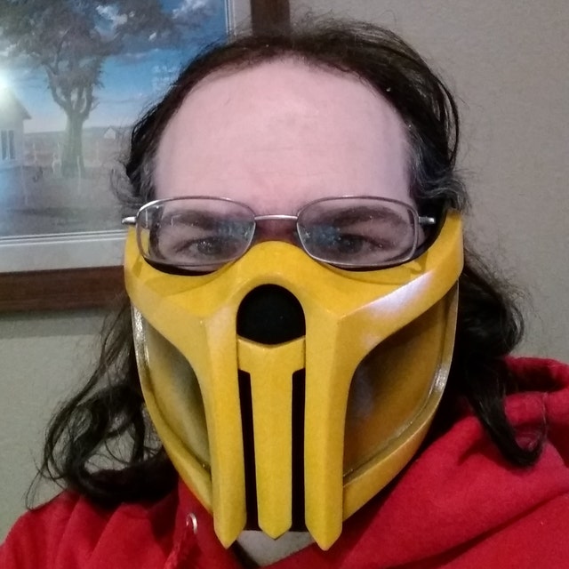 Scorpion Mask MK11 Mortal Kombat 4 for Cosplay -  Norway