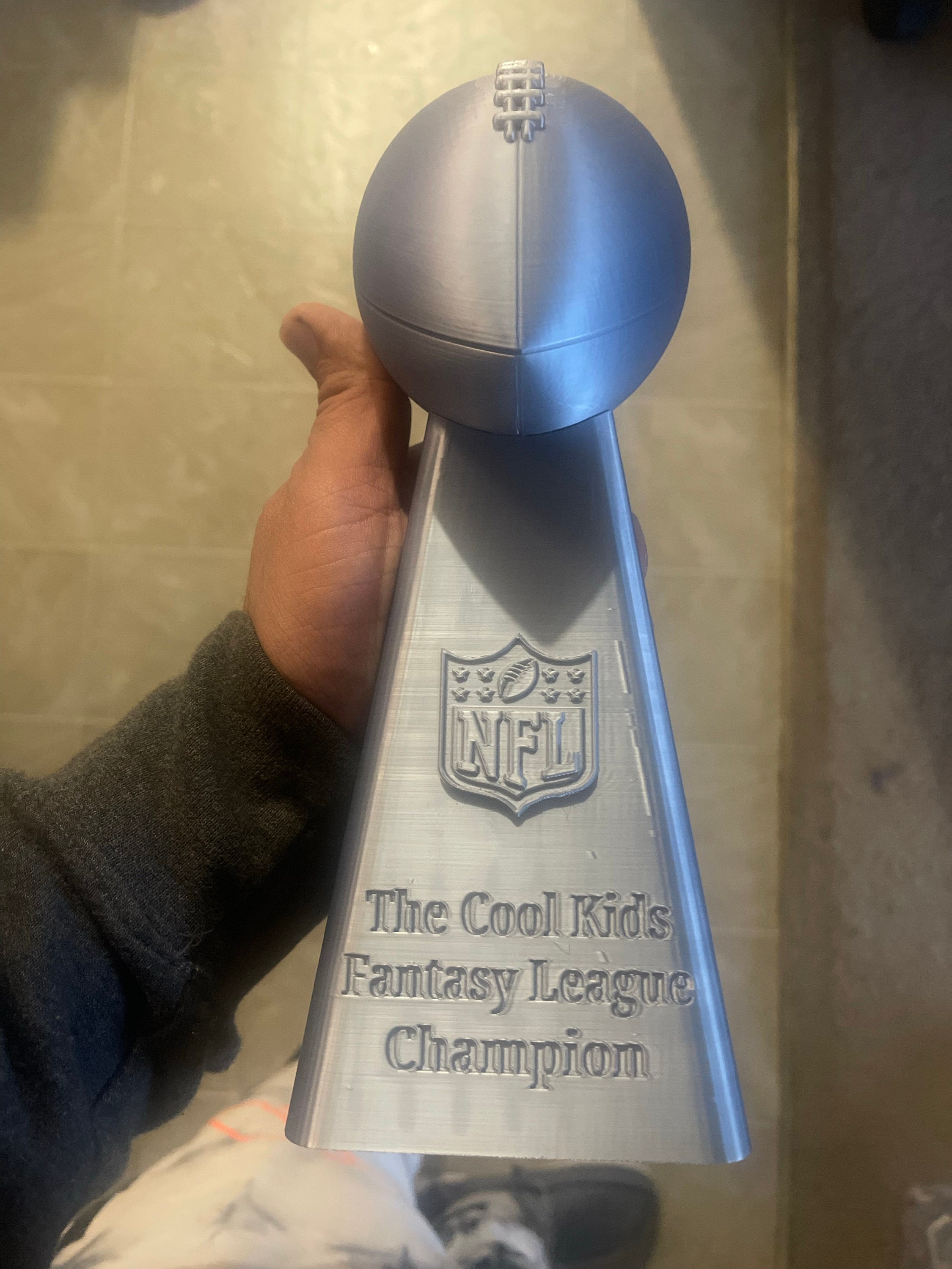 Fantasy Football Trophy - Inspired By Lombardi Trophy Replica