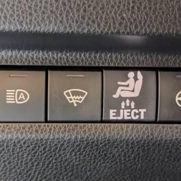 Eject Button Decal | Car Blank Button Decal | Eject Button | Eject ...