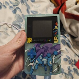 ポケモンクリスタルスイクンゲームボーイカラーシェルDIY - Etsy 日本