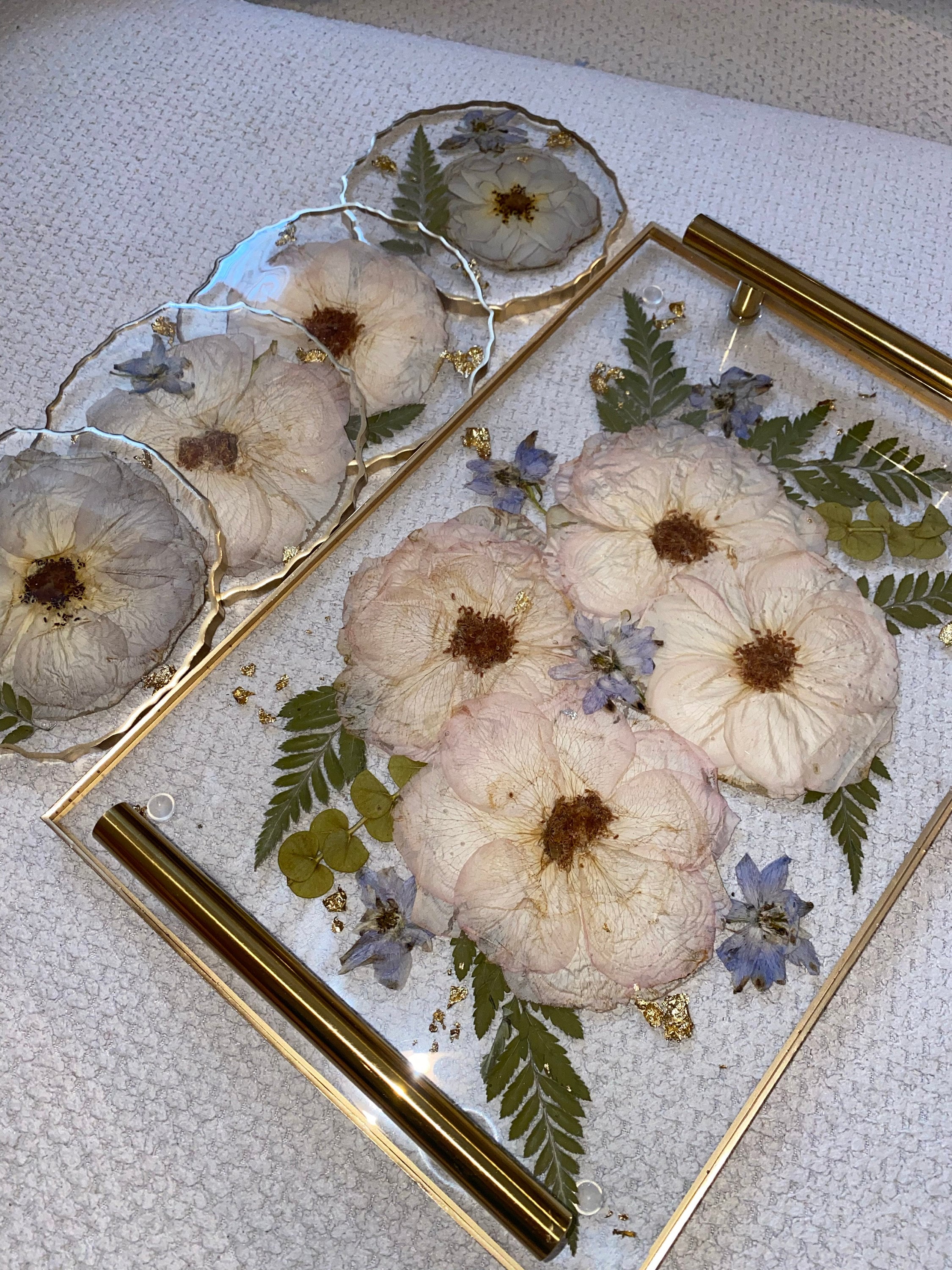 Preserved flowers from Brittany's etsy review