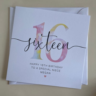 40th Forty Personalised Birthday Card, Daughter, Sister, Granddaughter ...