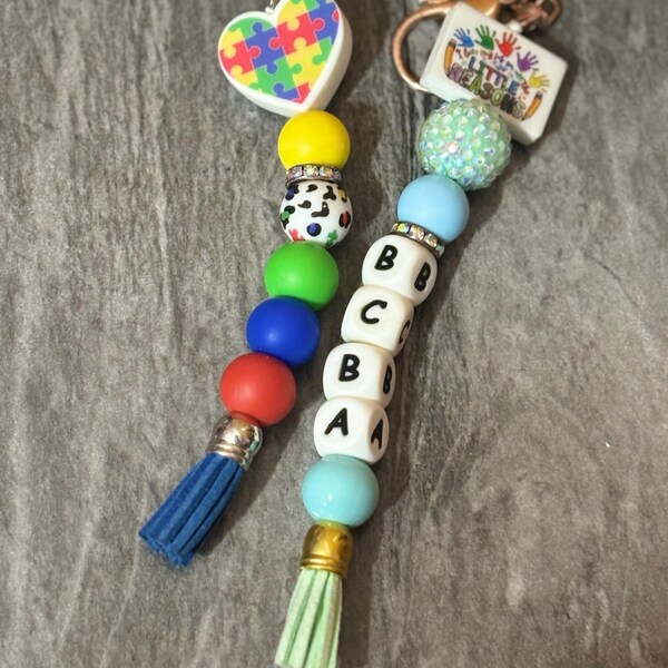 Therapist Keychain| SLP Keychain, OT Keychain, BCBA Keychain, Cute ...