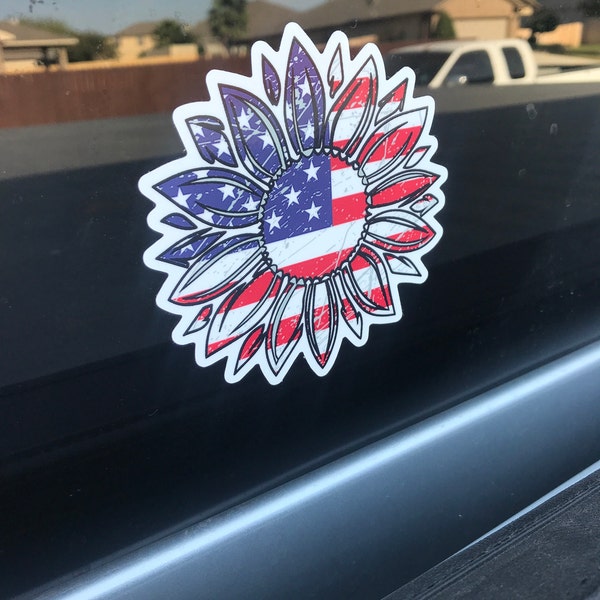 Lady Liberty Gun Sticker - Patriotic American Flag Decal For Cars, Laptops & More