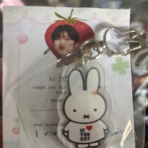 enhypen romance untold miffy keychain