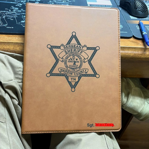 Law Enforcement Notebook Folio for Police Officers - Etsy