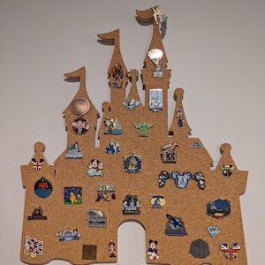 Disney Castle Pin Board, Disney Cork Board, Disney Gifts, Disney