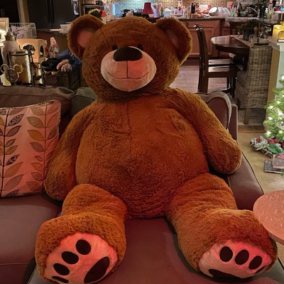 Big Plush Giant 6 Foot Teddy Bear Six Feet Tall 72 Inches 183 Cm Tan ...
