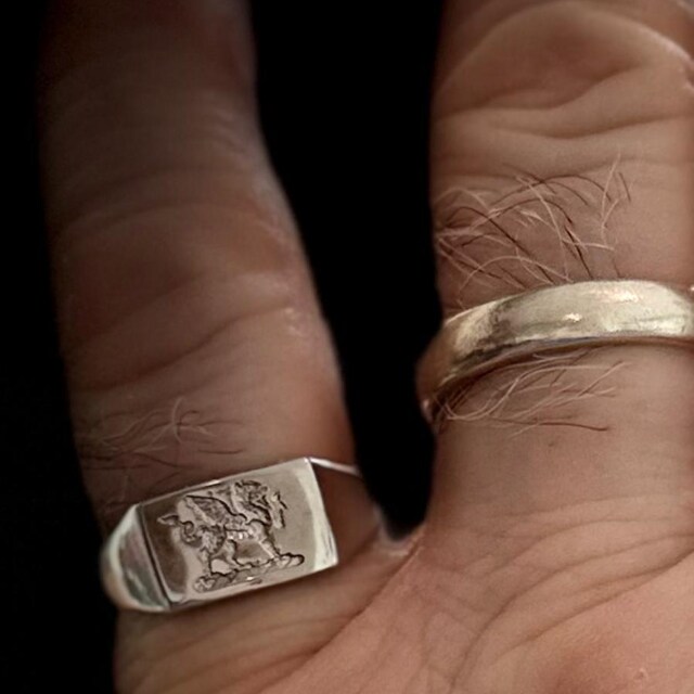 Square Signet Ring - Etsy