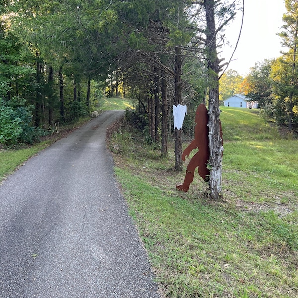 7ft 8ft 10ft Life Size Bigfoot Pattern Scroll Saw, Sasquatch Silhouette ...