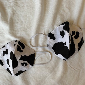 Cow Print Fabric by the Yard, Cow Hide Skin Animal Print Cotton ...