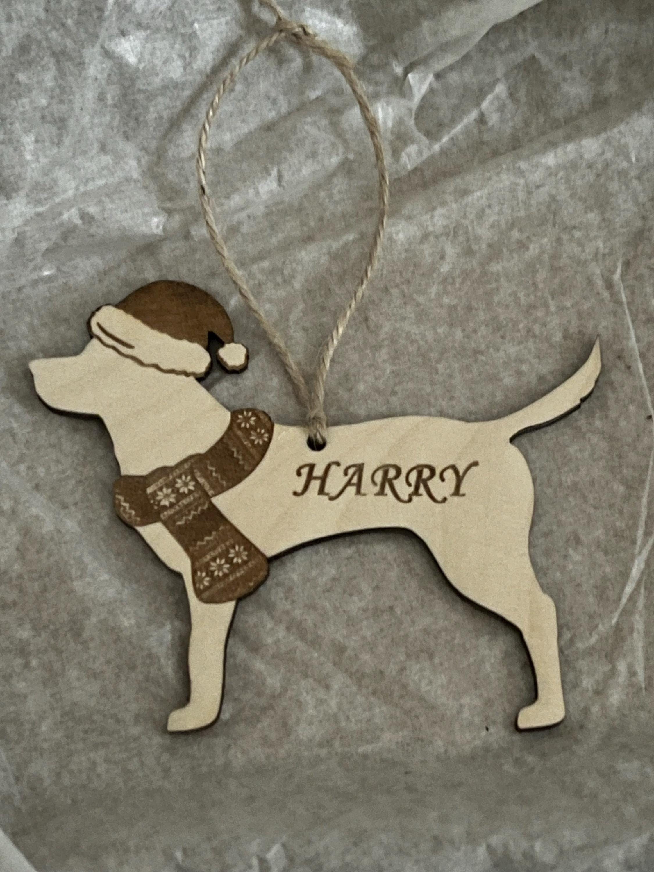 Custom Christmas Dog Decoration