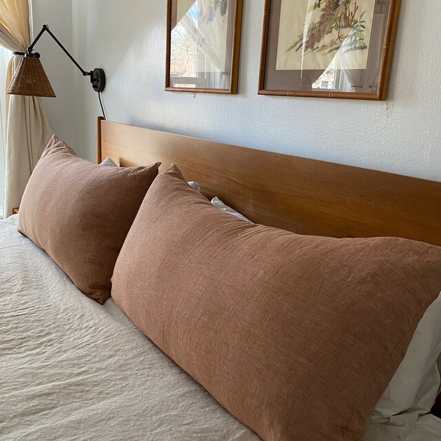 22x38 Oversized King Synthetic Down Pillow Form Insert for Pillow Sham or Pillow Case Alternative Down Micro Denier Faux Down SKU 640 Etsy