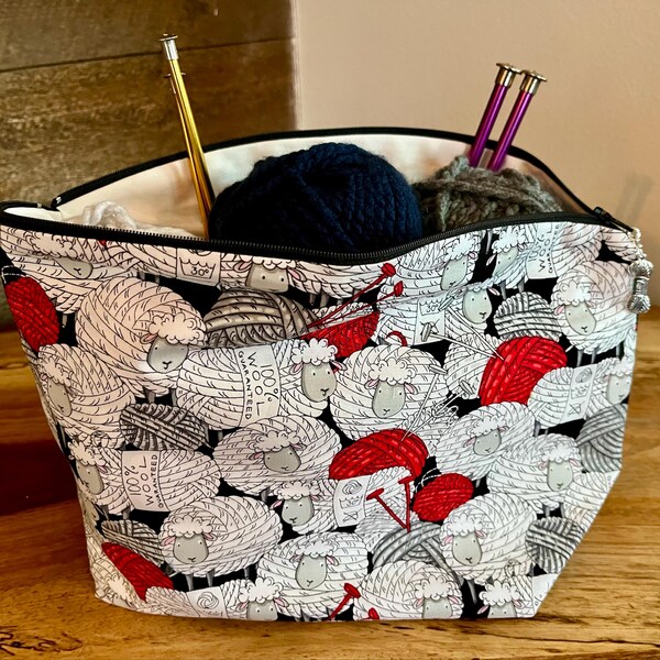 Knitting Needle Holder Knitting Pattern Boho Wall Hanging Knitting