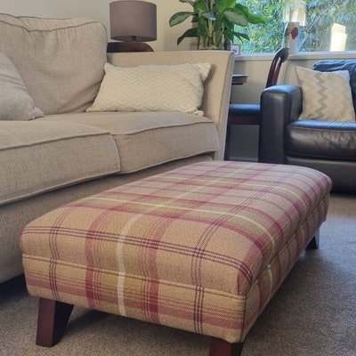 Rideaux en tartan Porter&Stone Balmoral faits sur mesure cousus à la Rideaux en tartan Porter&Stone Balmoral faits sur mesure cousus à la