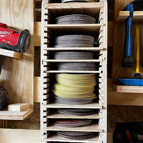 Sand Paper Rack Sandpaper Storage Rack CNC Files for CNC Router, CNC Router Your Own ...