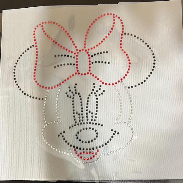 Mouse Rhinestone Rhinestone Mouse Template Rhinestone SS10 Mouse Template Rhinestone ...