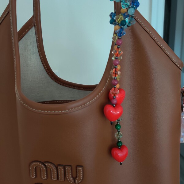 Red Enamel Marni Symbol Bag Charm main image 0