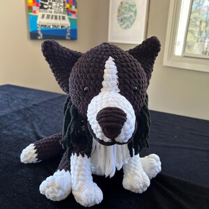 ボーダーコリー犬の編みぐるみ編み図 - Etsy 日本