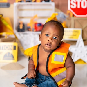 Construction Worker Costume Toddler Construction Vest Kids Construction Vest Halloween Costume for Toddler Halloween Costume for Son Etsy