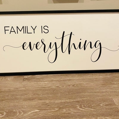 Family is Everything Sign Wood Sign Wall Decor Family Sign Sign for ...