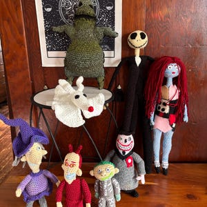 かぎ針編みのパターン：ナイトメアー・ビフォア・クリスマス、ジャック