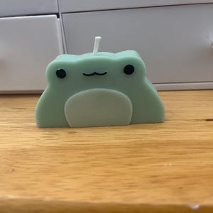 Frog candle, stocking stuffers, downtown decor, frog decor, aesthetic candle, frog girl, indie kids, frog gifts, desk decor, frog and toad