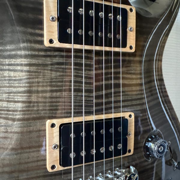 Beautiful Flamed Maple Humbucker Pickup Mounting Rings - (set of 2) - Etsy
