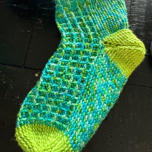 Crochet Pattern Watson Waffle Socks by Lakeside Loops - Etsy