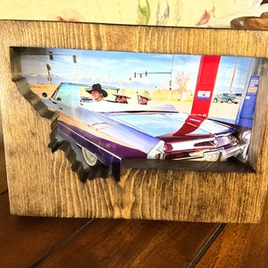Minnesota State Shaped Picture Frame Vikings Photo Frame 5 X 7 Wood ...