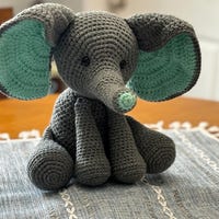 Everly the Elephant Crochet PDF Pattern ONLY Digital File - Etsy Australia