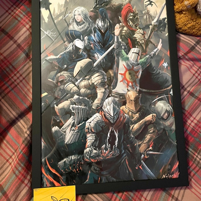 Dark Souls Characters - Video Game Art Poster - Etsy Israel