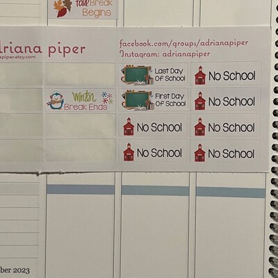 ATV Stickers for Erin Condren Life Planner, Plum Paper Planner, Filofax ...