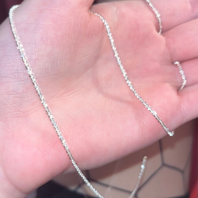 Adjustable 925 Sterling Silver Sparkle Glitter Margarita Twisted