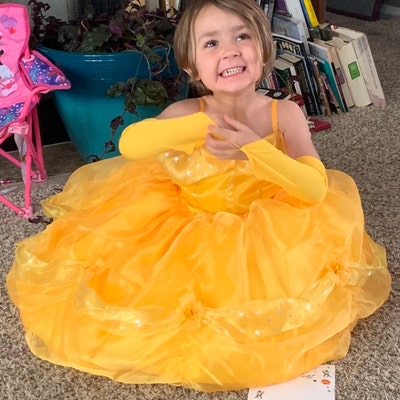 Princess Belle Dress for Birthday Costume or Photo Shoot Belle - Etsy