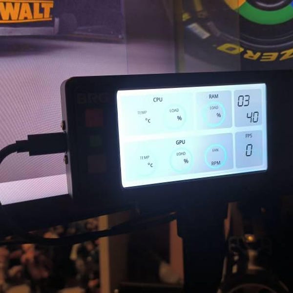 BRG Simracing Lumirank Lap Timer - Touch Screen Dash 4 Inch - Etsy