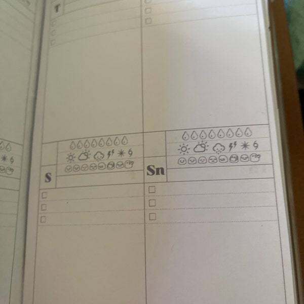 JIBUN Techo Weekly GRID Regular Traveler's Notebook Vertical Japanese ...