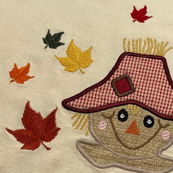 Autumn Leaf Embroidery Design - 5 Sizes - Fall Thanksgiving - Dst Exp ...