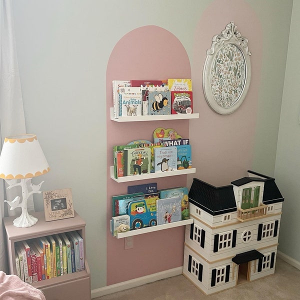 Arch Wall Decal Set: Colorblock Geometric Nursery Decor - Etsy