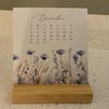 The Untamed 2026 Desk Calendar,Solid wood 53-page weekly calendar