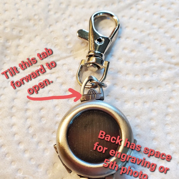 Locket Keychain With Photo,family Locket,custom Locket Keychain,photo ...