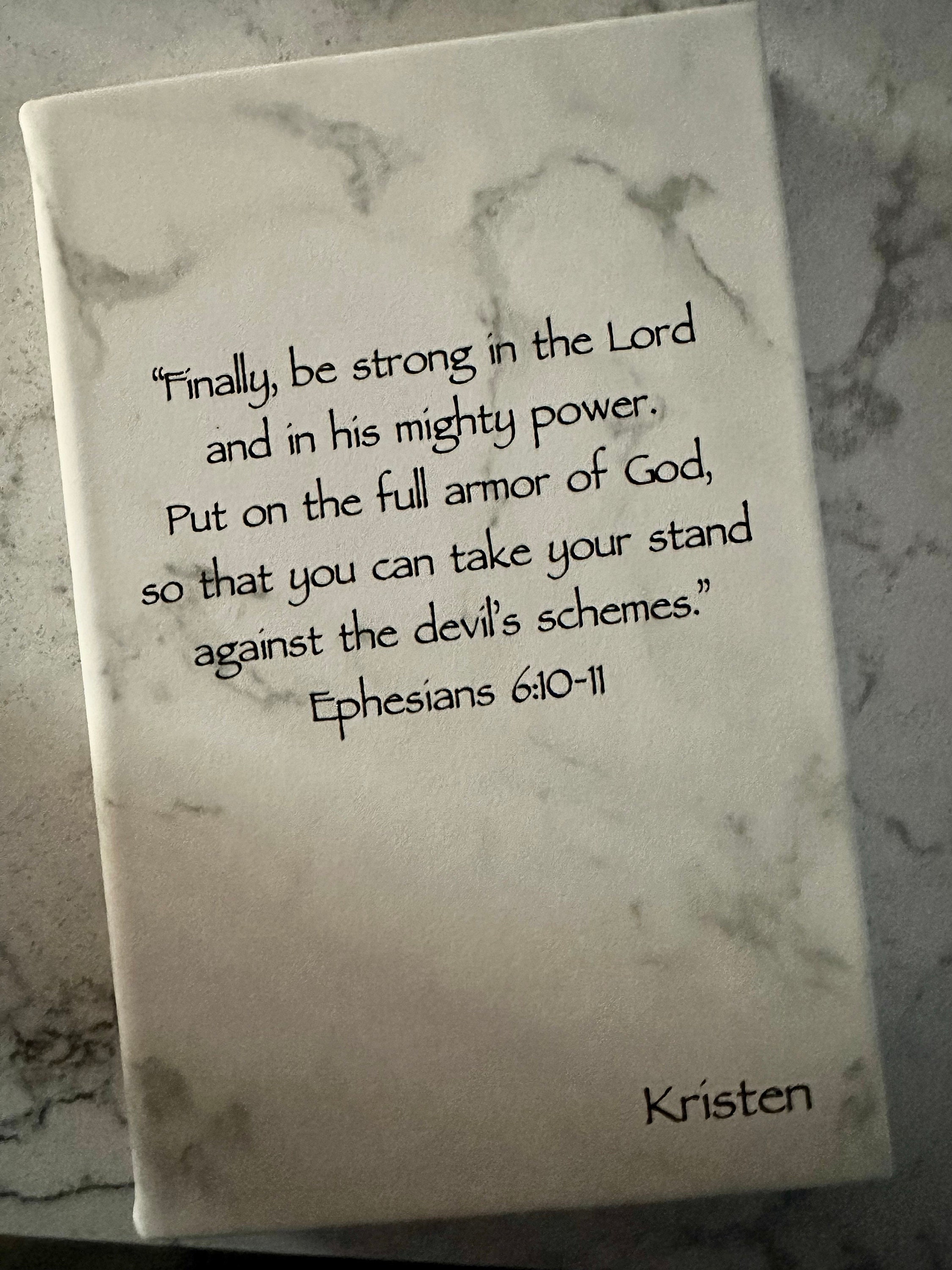 Personalized Prayer Bible Custom Journal