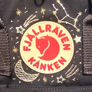Kanken top logo patch