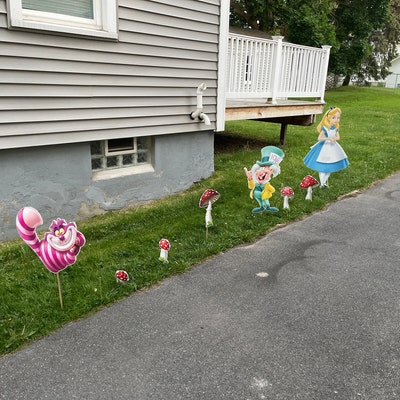 Alice in Wonderland Party Decoration, Yard Sign, Alice in Wonderland ...