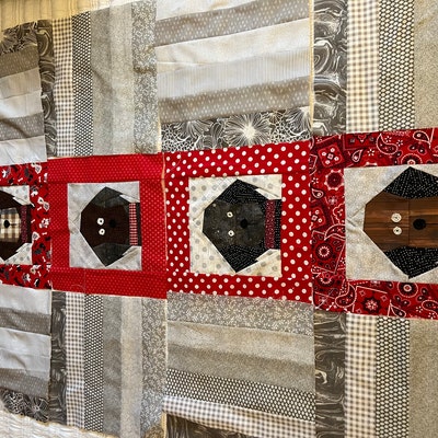 Fox Paper Pieced Block Pattern in PDF - Etsy