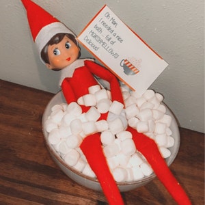 CUSTOMIZABLE Elf Shelf Notes Welcome & Goodbye Letters and - Etsy