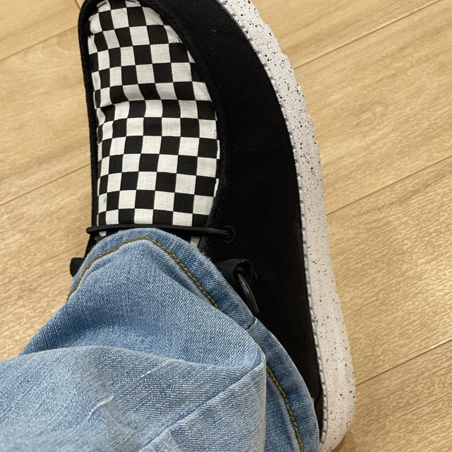 Custom Checkered Print Hey Dude Shoe - Women display picture 3
